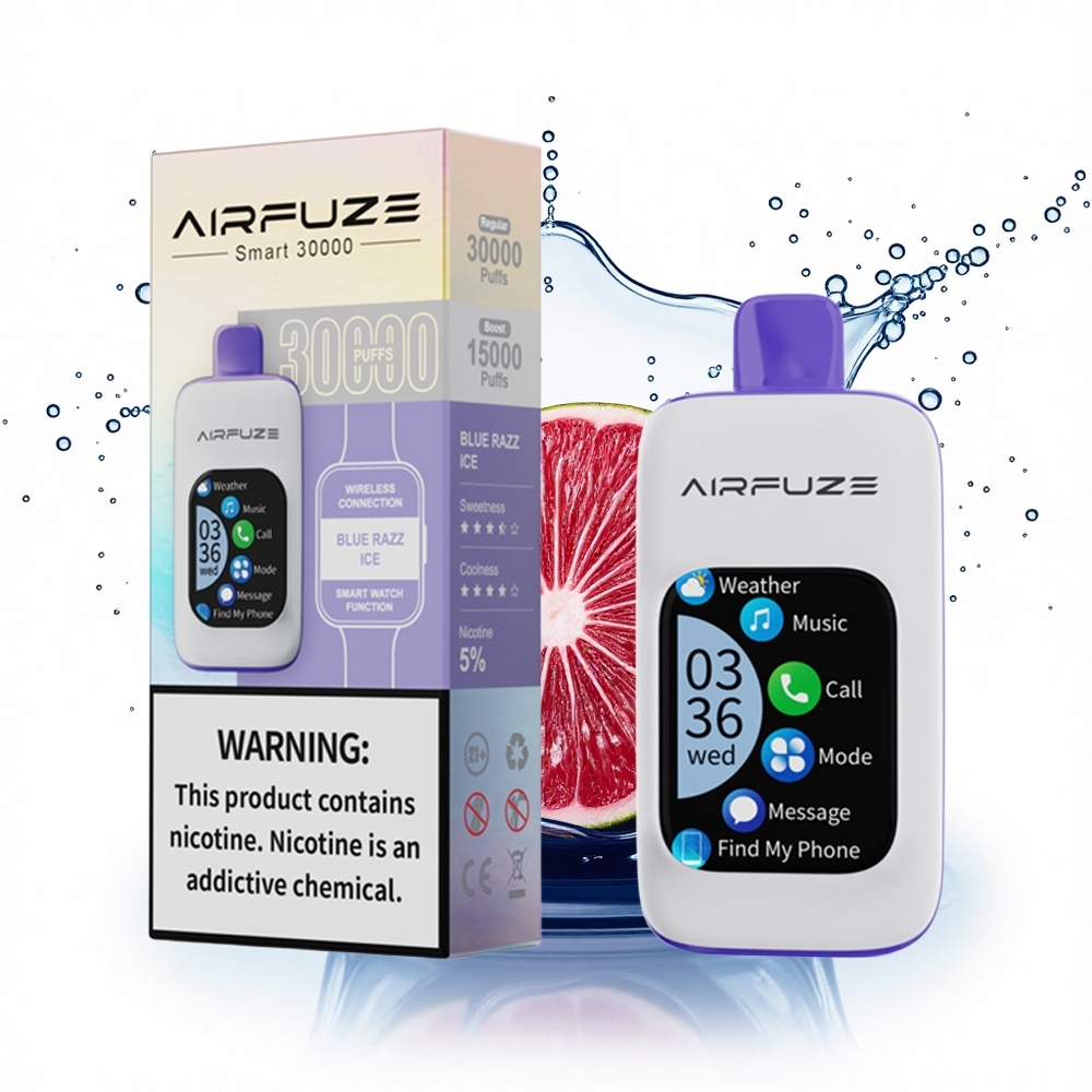 AirFuze Smart 30000 Puffs Kék Málna Jég 5% nikotin 900mAh