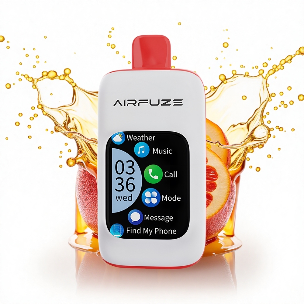 AirFuze Smart 30000 Puffs Savanyú Lush Nyomkodható Kijelzős 5%-os Nikotin 900mAh-s