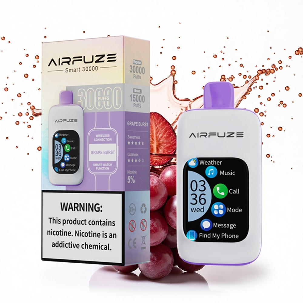 AirFuze Smart 30000 Puffs Szőlő Robbanás 5% nikotin 900mAh