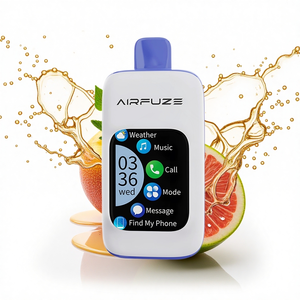 AirFuze Smart Pro 40000 Puffs Miami Mentes 900mAh Okostelefonos Zenelejátszós 5% Nikotinos