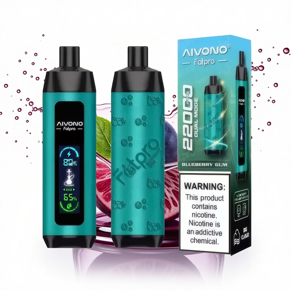 Aivono Aim Fatpro 22000 Puffs Áfonya Fegyver 600mAh 3% Nikotin