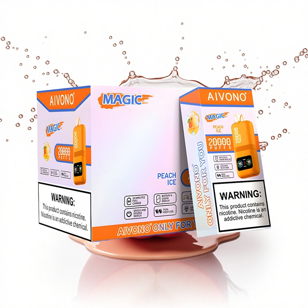 Aivono Aim Magic 20000 Puffs Barackjég Dual Mesh Coils 5% Nikotin 600mAh