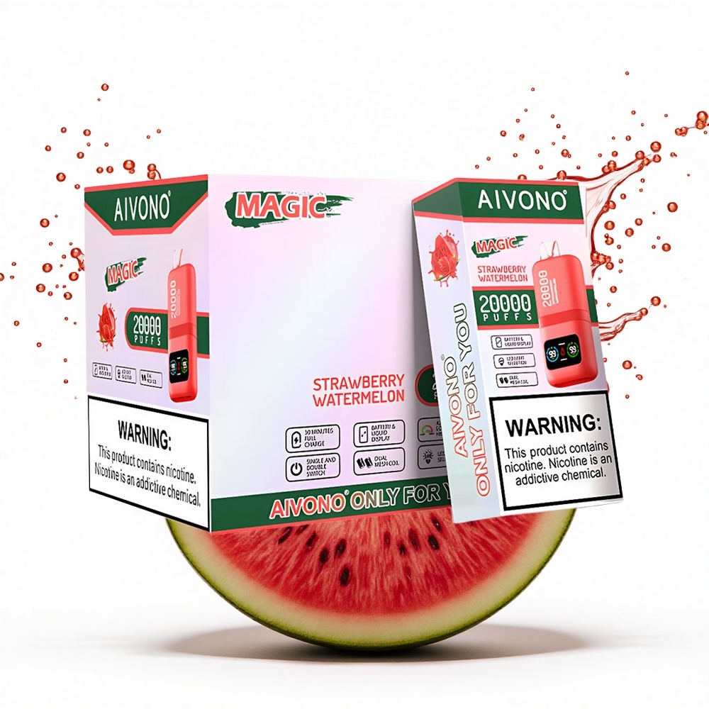 Aivono Aim Magic 20000 Puffs Eper görögdinnye 600mAh Dual Mesh