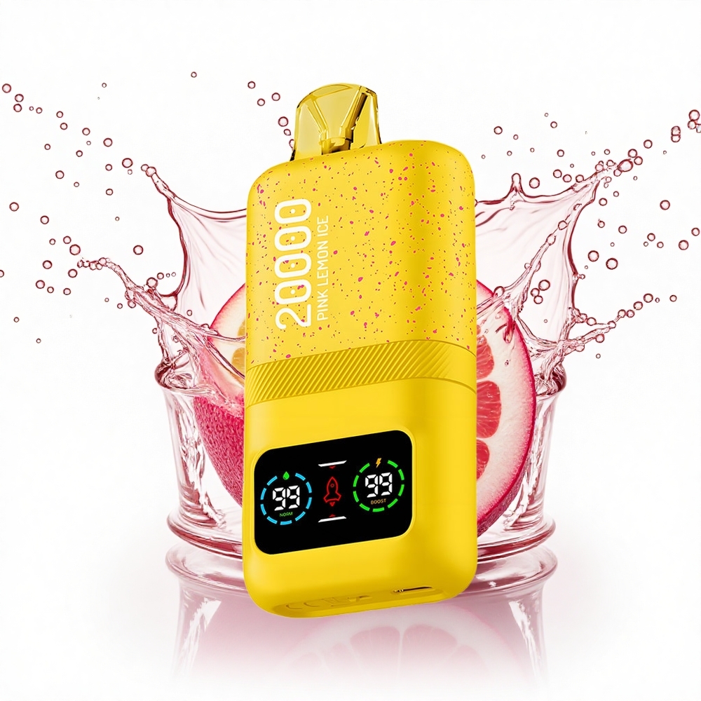 Aivono Aim Magic 20000 Puffs Rózsaszín Citrom Jég 5% Nikotin 600mAh Kettős Hálós