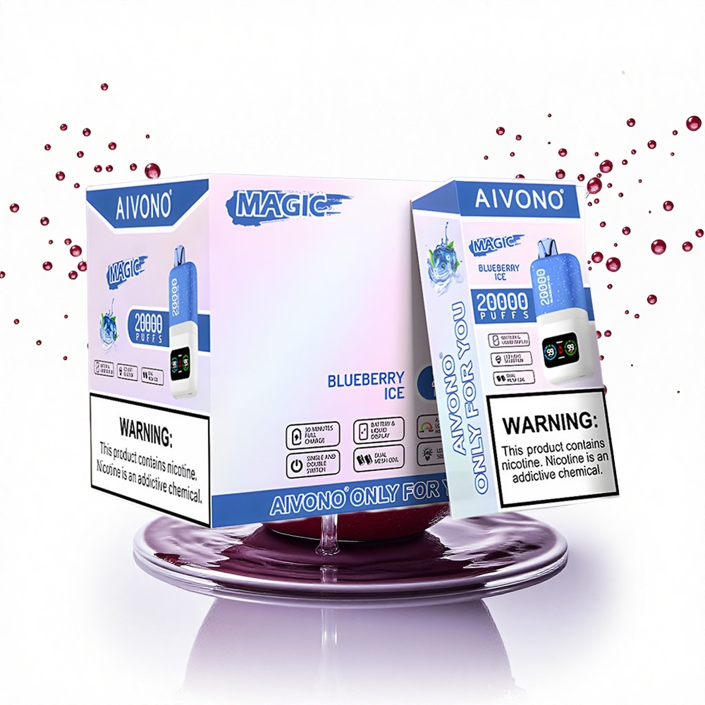 Aivono Aim Magic 20000 Puffs Áfonya Jég Dual Mesh Coils 600mAh