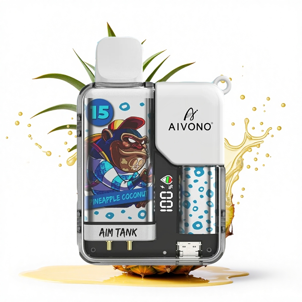 Aivono Aim Tank 9500 Puffs Ananász Kókusz 650mAh 18ml Mesh