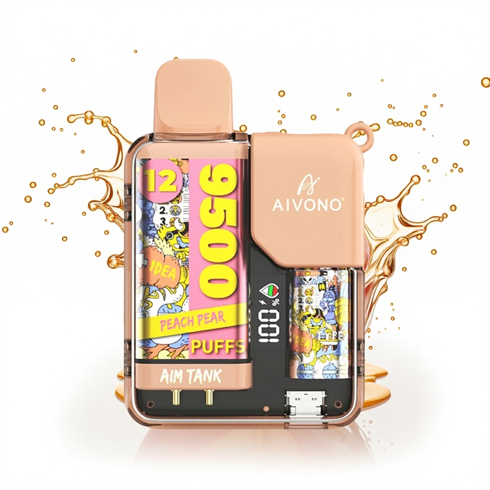 Aivono Aim Tank 9500 Puffs Barack Körte 650mAh 5% nikotin