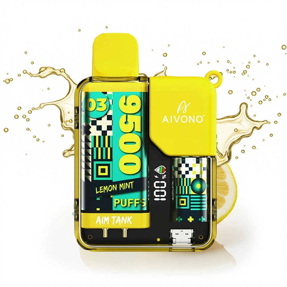Aivono Aim Tank 9500 Puffs Citrom Borsmenta 650mAh 1.2ohm