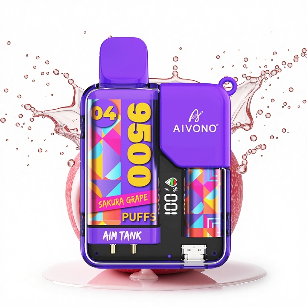 Aivono Aim Tank 9500 Puffs Cseresznye Szőlő 650mAh 18ml