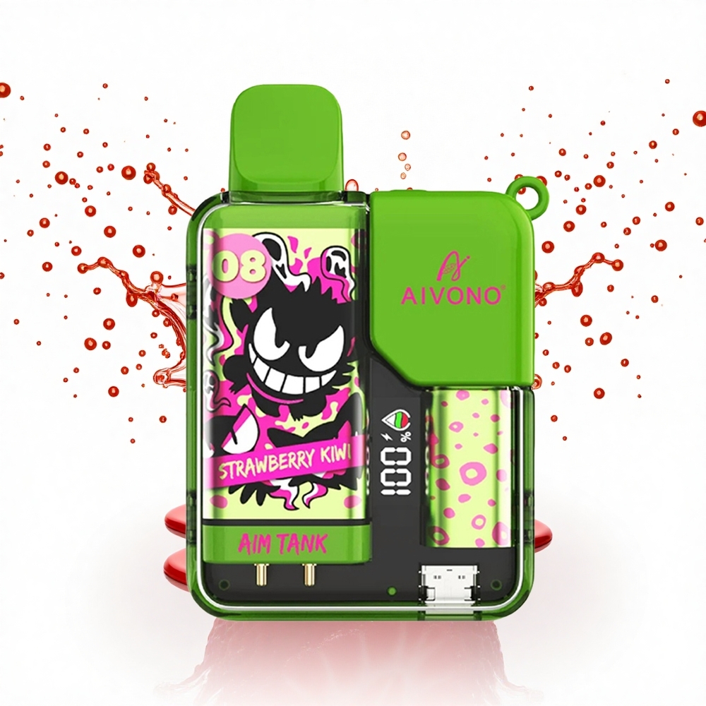 Aivono Aim Tank 9500 Puffs Eper Liwi 650mAh 18ml