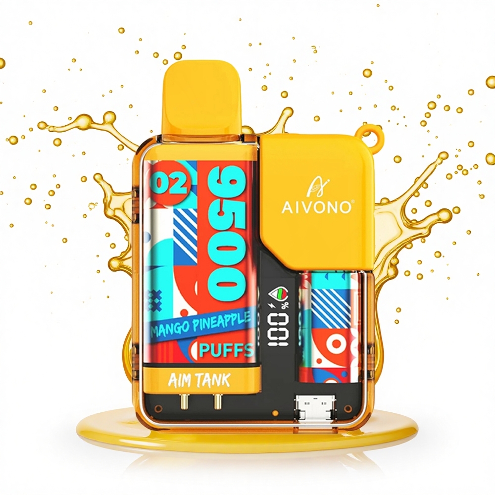 Aivono Aim Tank 9500 Puffs Mangó Ananász LCD 650mAh 1.2ohm Mesh