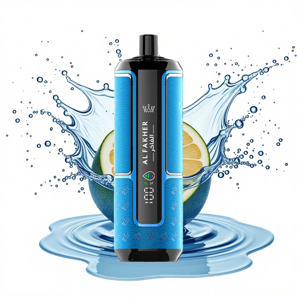 Al Fakher Crown Bar 15K Hypermax Kék Óceán 600mAh Típus-C 22ml Nikotin