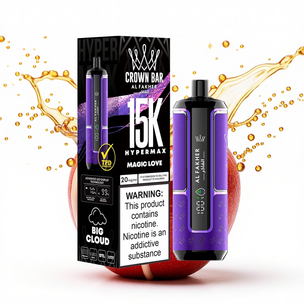 Al Fakher Crown Bar 15K Hypermax Varázslatos Szerelem 22ml 600mAh