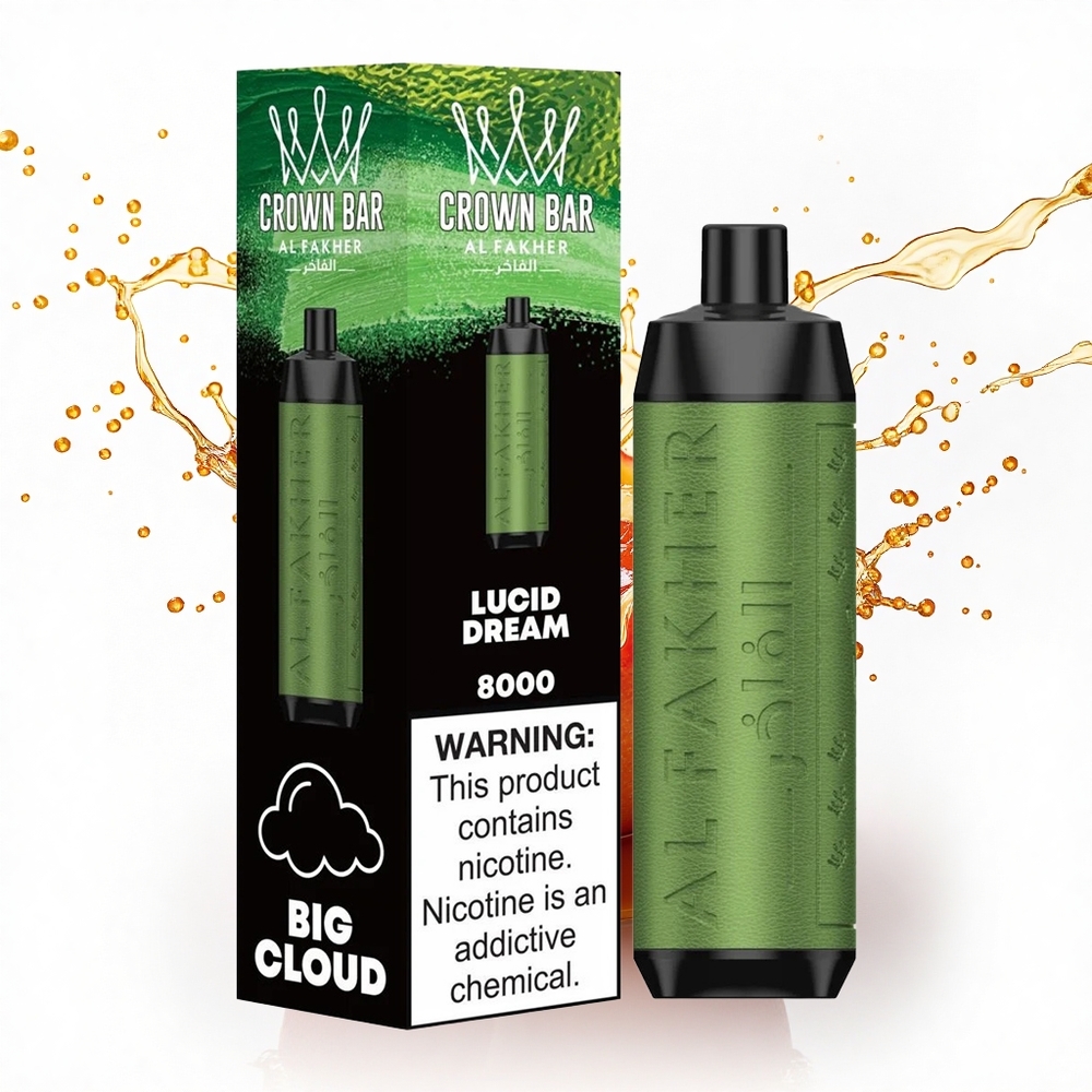 Al Fakher Crown Bar 8000 Crystal Álomkristály 600mAh 18ml Nikotin