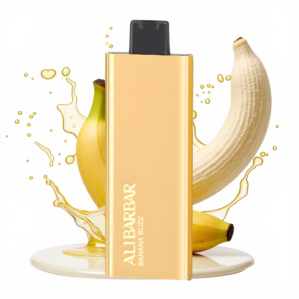 Alibarbar Pandora 7000 Puffs Banána Zümmögés 17 ml 1.0 Ohm