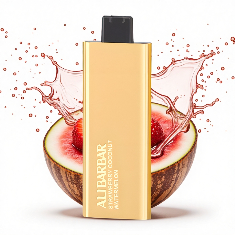 Alibarbar Pandora 7000 Puffs Eper Kókusz Görögdinnye 17 ml 1.0 Ohm
