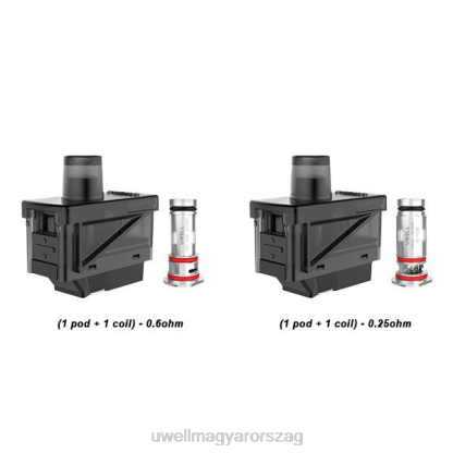 UWELL Porlasztó - UWELL HAVOK V1 tekercs pod készlet 1 hüvely + 1 tekercs 0,25 ohm 66RL274