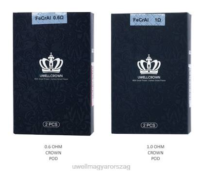 UWELL Vape Flavours - UWELL CROWN hüvely (2 csomag) 0,6 ohm 66RL265