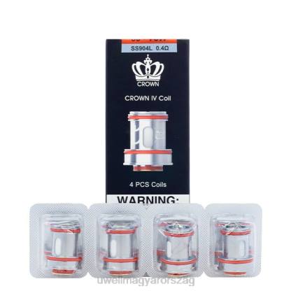 UWELL Budapest - UWELL CROWN 4 cseretekercsek (4 db) kettős tekercs 0,2 ohm 66RL182