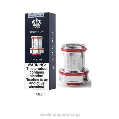 UWELL Porlasztó - UWELL CROWN 4 cseretekercsek (4 db) un2 dual mesh 0,23 ohm 66RL184