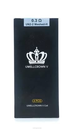 UWELL Vape Price - UWELL CROWN V tekercs | 4-es csomag un2-2 hálós 0,3 ohm 66RL68