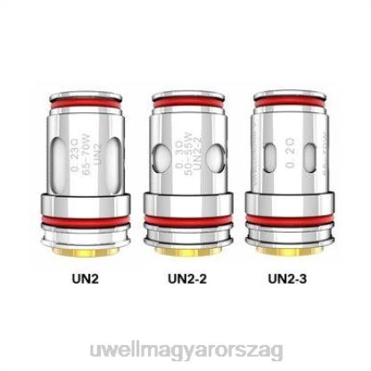 UWELL Vape Price - UWELL CROWN V tekercs | 4-es csomag un2-2 hálós 0,3 ohm 66RL68