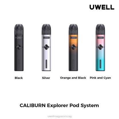 UWELL Online Shop - UWELL CALIBURN EXPLORER készlet (pod rendszer) rózsaszín/ciánkék 66RL167