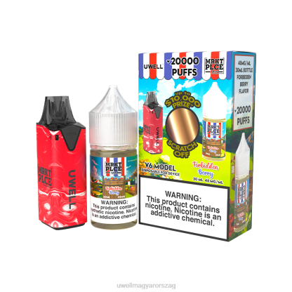 UWELL Review - UWELL V6 eldobható eszköz + apupára 30 ml gyümölcslé - kollab köteg clr: sárga/flv: rózsaszín puncslimonádé 50mg 66RL219